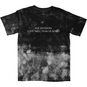 Joy Division Unisex Adult Love Will Tear Us Apart Tie Dye T-Shirt / Black